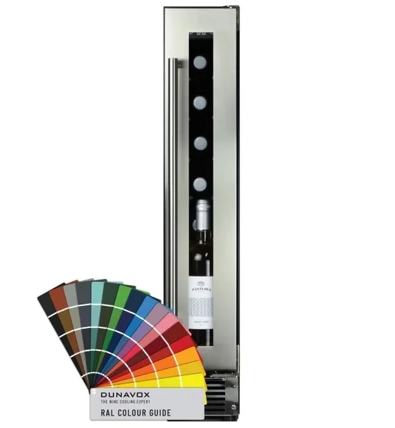 Vitrină de vin încorporabilă sub blat Dunavox DAUF-8.23B Flow, 1 zonă, 9 sticle, 82 cm, clasa G, negru [4]