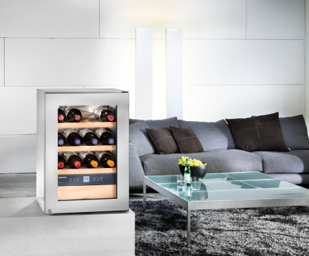 Vitrină de vin independentă Liebherr WKes 653 GrandCru, 1 zonă, 12 sticle, 61,2 cm, clasa E, inox [9]