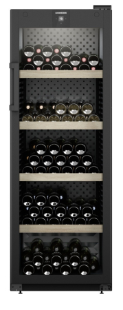 Vitrină de vin independentă Liebherr WPbl 5001 GrandCru, 1 zonă, 196 sticle, 168,4 cm, clasa F, negru [3]