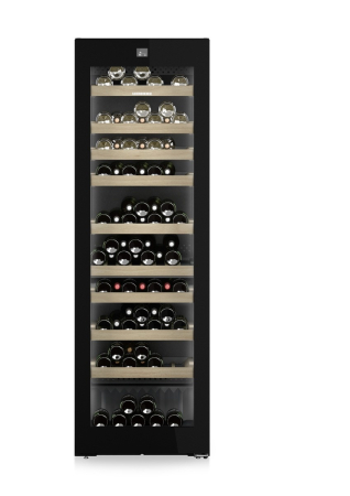 Vitrină de vin independentă Liebherr WPgbi 5272 Vinidor Selection, 2 zone, 106 sticle, 185,4 cm, clasa F, BlackSteel [3]