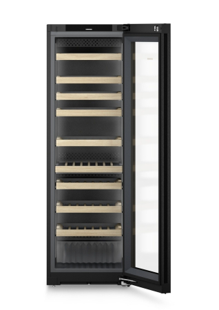 Vitrină de vin independentă Liebherr WPgbi 5272 Vinidor Selection, 2 zone, 106 sticle, 185,4 cm, clasa F, BlackSteel [5]