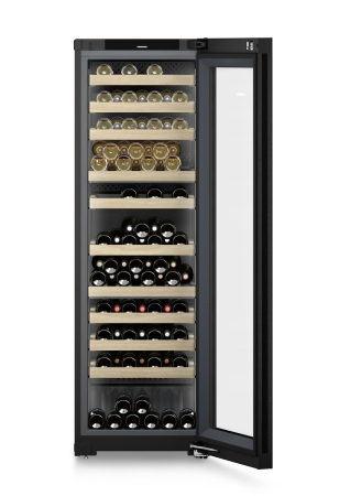Vitrină de vin independentă Liebherr WPgbi 5273 Vinidor Selection, 3 zone, 104 sticle, 185,4 cm, clasa F, BlackSteel [1]