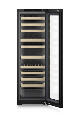 Vitrină de vin independentă Liebherr WPgbi 5273 Vinidor Selection, 3 zone, 104 sticle, 185,4 cm, clasa F, BlackSteel [5]