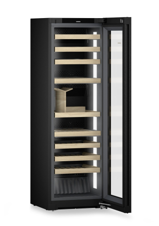 Vitrină de vin independentă Liebherr WPgbi 5283 Vinidor Selection, 3 zone, 85 sticle, 185,4 cm, clasa F, BlackSteel [4]