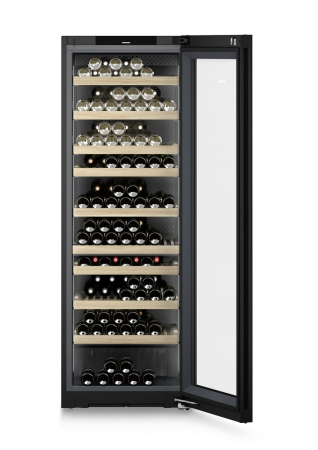 Vitrină de vin independentă Liebherr WPgbi 7472 Vinidor Selection, 2 zone, 204 sticle, 201,3 cm, clasa F, BlackSteel [1]