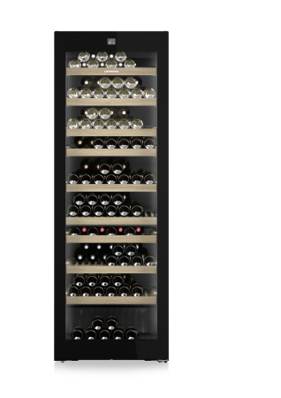 Vitrină de vin independentă Liebherr WPgbi 7472 Vinidor Selection, 2 zone, 204 sticle, 201,3 cm, clasa F, BlackSteel [3]