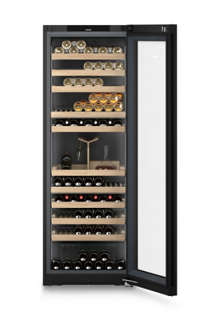 Vitrină de vin independentă Liebherr WPgbi 7483 Vinidor Selection, 3 zone, 149 sticle, 201,3 cm, clasa F, BlackSteel [1]