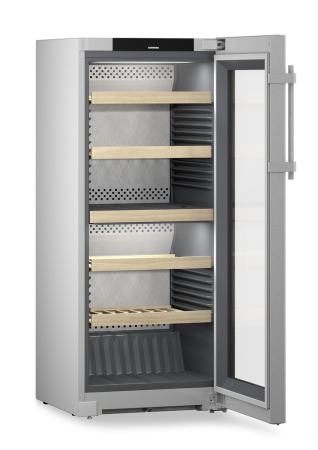 Vitrină de vin independentă Liebherr WPsd 4652 Vinidor, 2 zone, 107 sticle, 145,4 cm, clasa F, argintiu [4]