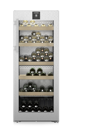 Vitrină de vin independentă Liebherr WPsd 4652 Vinidor, 2 zone, 107 sticle, 145,4 cm, clasa F, argintiu [3]