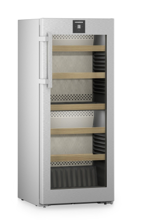 Vitrină de vin independentă Liebherr WPsd 4652 Vinidor, 2 zone, 107 sticle, 145,4 cm, clasa F, argintiu [6]