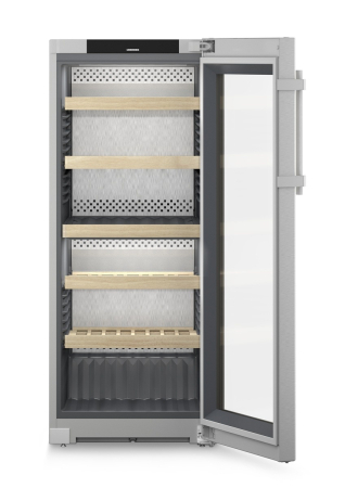 Vitrină de vin independentă Liebherr WPsd 4652 Vinidor, 2 zone, 107 sticle, 145,4 cm, clasa F, argintiu [5]
