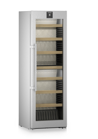 Vitrină de vin independentă Liebherr WPsd 5252 Vinidor, 2 zone, 155 sticle, 185,4 cm, clasa F, argintiu [6]
