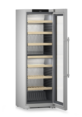 Vitrină de vin independentă Liebherr WPsd 5252 Vinidor, 2 zone, 155 sticle, 185,4 cm, clasa F, argintiu [4]