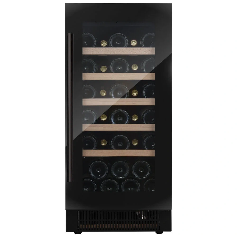 Vitrine de vin Dunavox  - Vitrină de vin sub blat sau independentă Dunavox DAUF-32.83C Flow, 1 zonă, 32 sticle, 82 cm, clasa F, culoare RAL personalizabilă