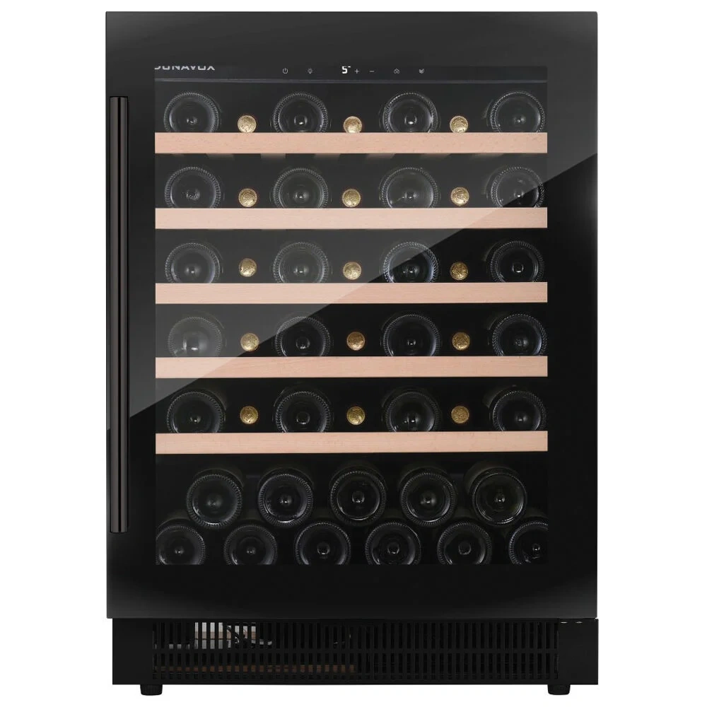 Vitrine de vin Dunavox  - Vitrină de vin sub blat sau independentă Dunavox DAUF-46.138C Flow, 1 zonă, 46 sticle, 82 cm, clasa G, culoare RAL personalizabilă