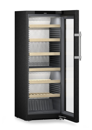 Vitrina de vinuri Independenta Liebherr WPbsi 5052, Clasa Valorica Wine, Culoare Double-glazed door, Clasa de eficienta energetica F, Înălțime 165.4 cm, Volum total 319 l, Emisii de zgomot acustic 37 [3]