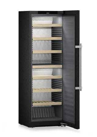 Vitrina de vinuri Independenta Liebherr WSbsi 5252, Clasa Valorica Wine, Culoare Full-panel door, Clasa de eficienta energetica E, Înălțime 185.4 cm, Volum total 349 l, Emisii de zgomot acustic 37 dB, [3]