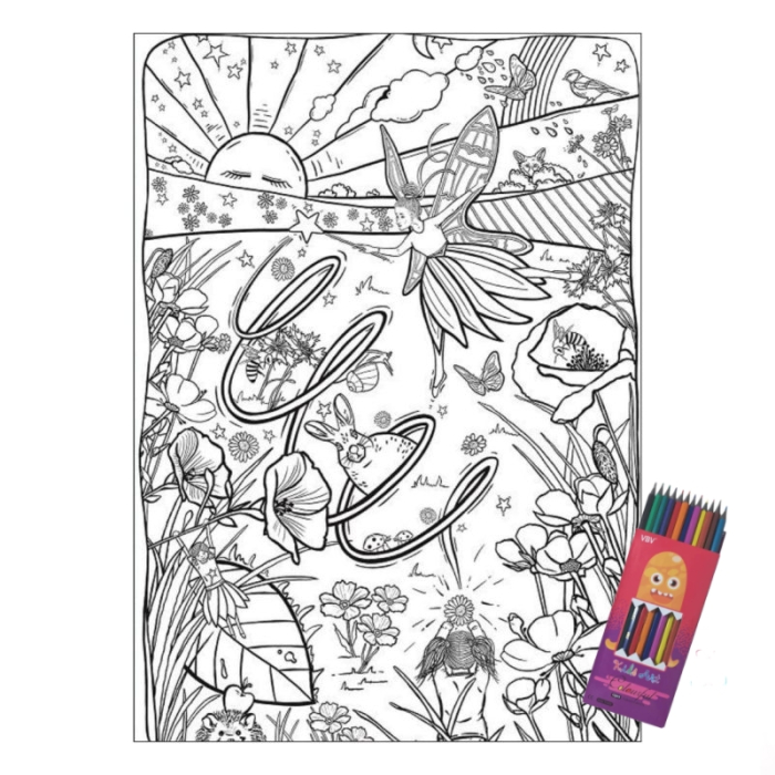 Postere gigant de colorat Dumbrava Minunata, 70x100cm [2]