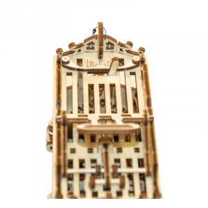 Puzzle mecanic 3D din lemn, Tramvai cu Sine, 273 piese [2]