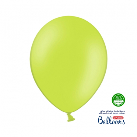 Articole party - balon-latex-verde-lime-pastel-botez-petrecere-copii-candybar