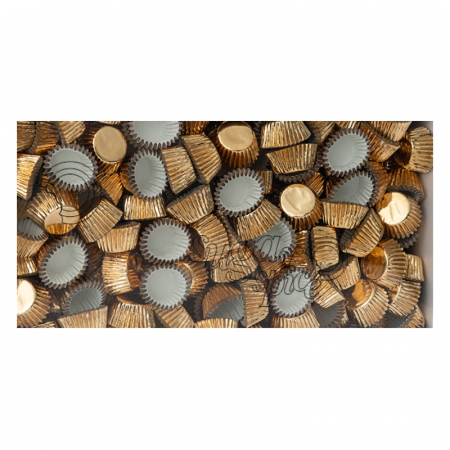 Praline - Bomboane - chese-hartie-pentru-praline-bomboane-aurii-petit-27x17mm-1000buc