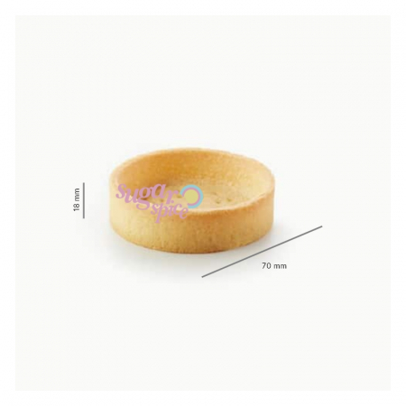 Semipreparate - coji-mini-tarta-aluat-fraged-unt-dulce-rotunde-70mm-96buc-cofetarie-patiserie