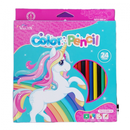 RELAXARE & HOBBY - creioane-colorate-desen-copii-nontoxice-set-24buc