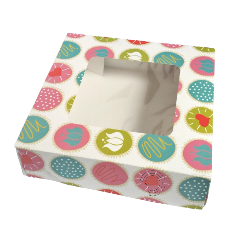 Prajituri - cutii-cu-fereastra-ambalare-prajituri-carton-color-25x25x5cm