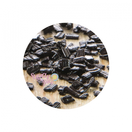 Topping - decor-ciocolata-neagra-veritabila-700g-paiete-cofetarie-patiserie