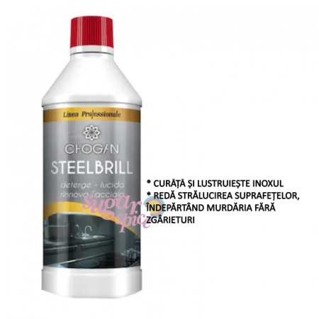 DETERGENTI & CURATENIE - chogan-steel-brill-curatare-inox-stralucire-detergent-universal-concentrat-profesional-750ml