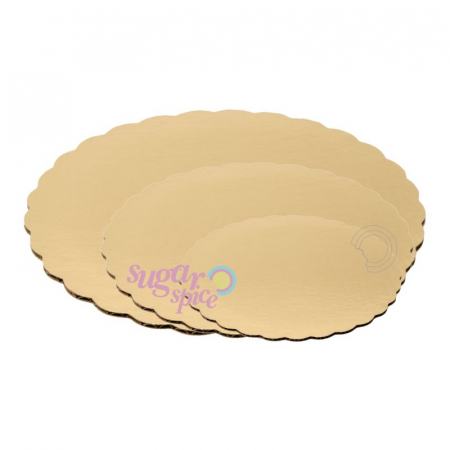 Torturi - discuri-dantelate-carton-auriu-transport-tort-prajituri-rotunde-30cm