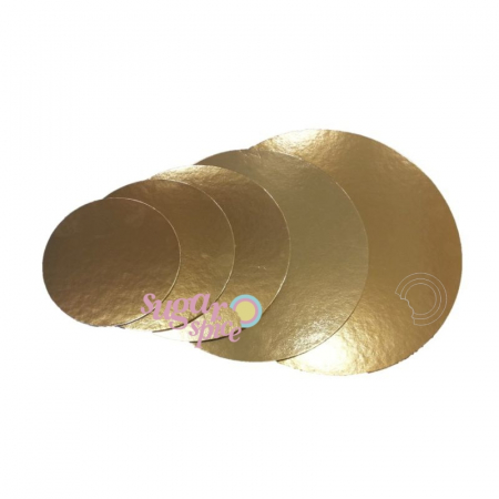 ULTIMELE BUCATI - discuri-transport-tort-prajituri-carton-auriu-rotunde-26cm