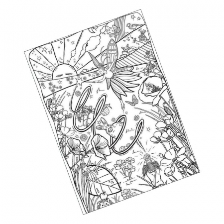 Postere de colorat Dumbrava Minunata + Aventura Spatiala, 70x100cm [2]