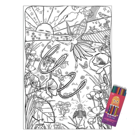 Postere gigant de colorat Dumbrava Minunata, 70x100cm [1]