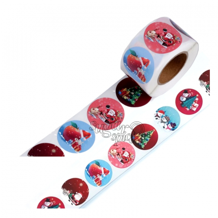 Pungi celofan - etichete-autoadezive-decorare-cadouri-pungi-bomboane-prajituri-craciun