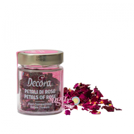 Flori Comestibile - flori-comestibile-petale-trandafiri-decorare-natural-4g