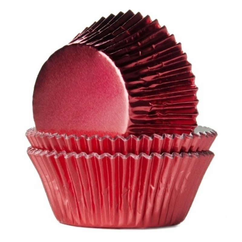 Forme pentru copt cupcakes - forme-din-hartie-pentru-copt-cupcakes-rosu-metalizat-51x38mm-24buc
