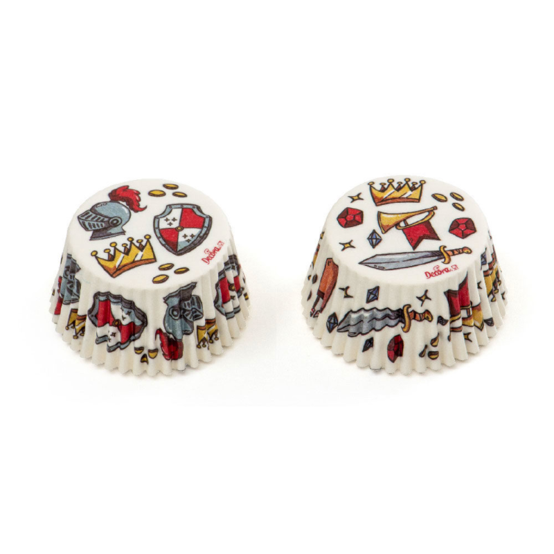 AMBALARE & PREZENTARE - forme-din-hartie-pentru-copt-cupcakes-cavaleri-standard-50x32m-36buc