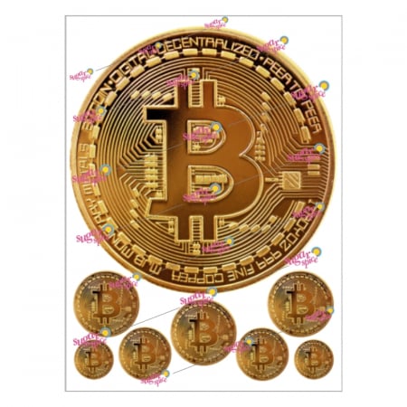 COLECTII - imagine-comestibila-printata-bacnote-bani-decorare-tort-topper-bitcoins-bit2