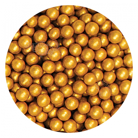 DECORARE - perle-zahar-4mm-auriu-decor-prajituri-cofetarie