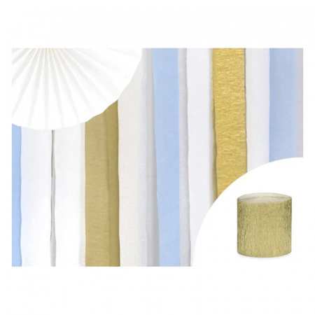 Articole party - rola-decorativa-hartie-creponata-auriu-10m