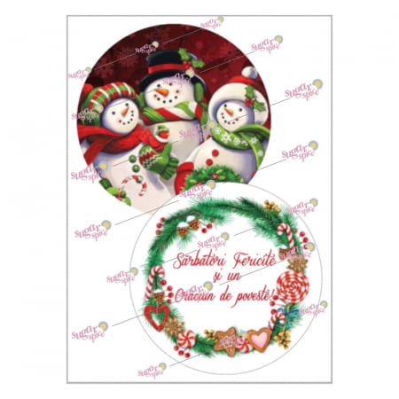 Craciun - imagine-comestibila-burn-away-cake-craciun-m3-decorare-tort