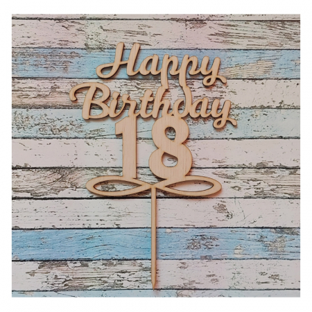 Ornamente - topper-tort-majorat-18-ani-cake-topper-candybar