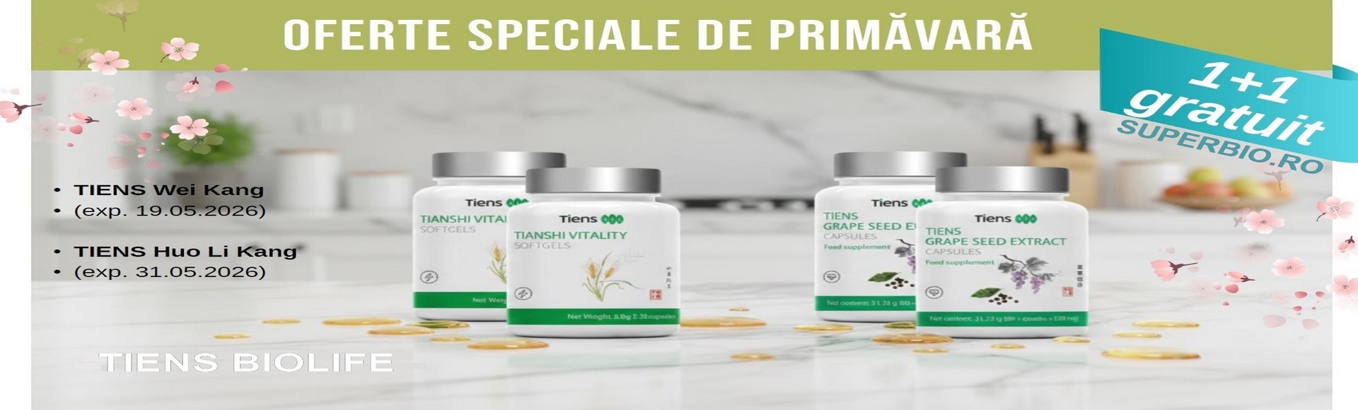 Oferte speciale de primavara 1+1 GRATIS