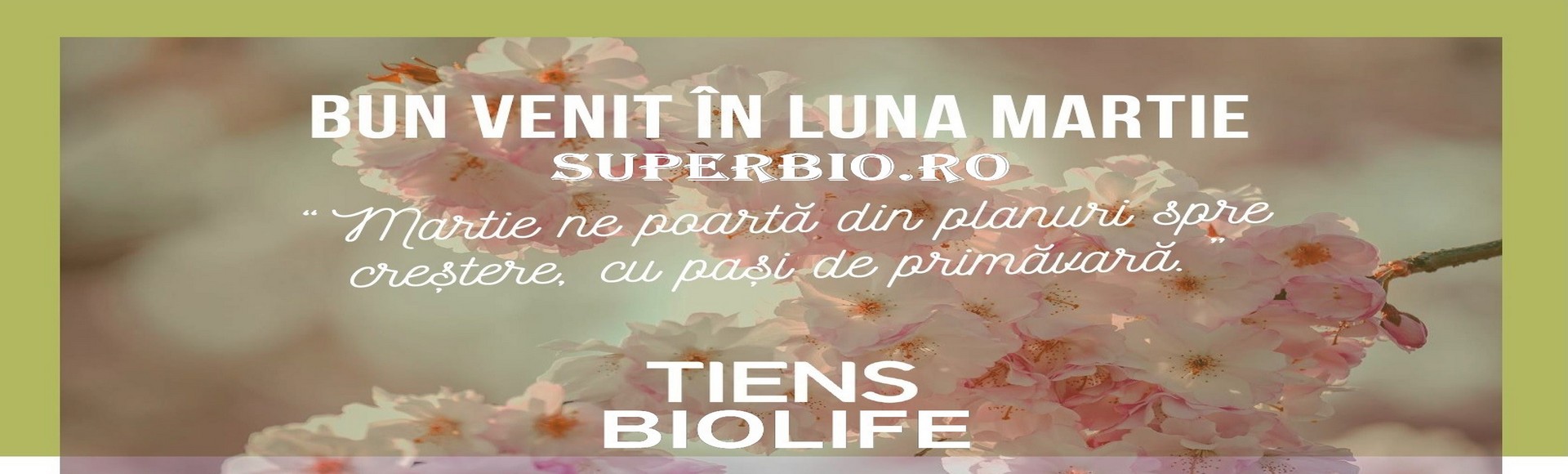 Bun venit in luna MARTIE!