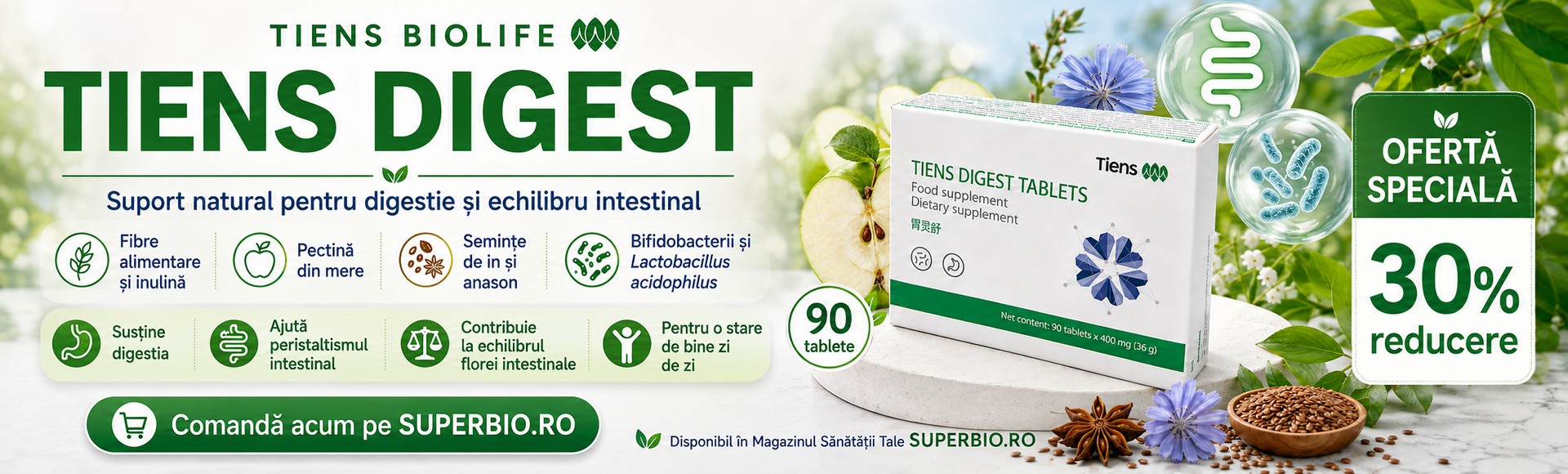 TIENS Digest - Pentru  digestie usoara - Oferta -30%