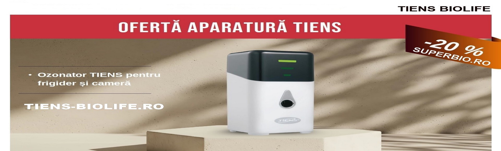 Oferta Aparatura Tiens -20%