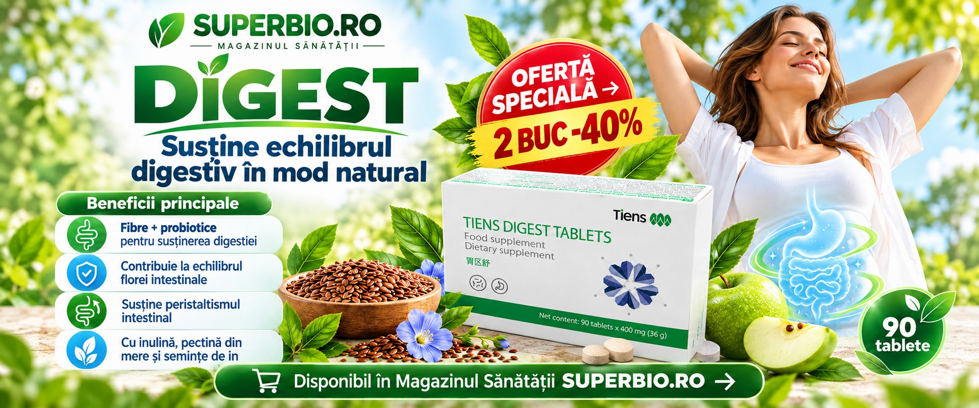 Ofertă Specială DIGEST → 2 Bucăți cu 40% Reducere