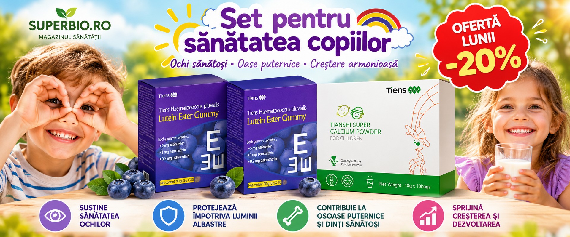 Set Tiens pentru sanatatea copiilor