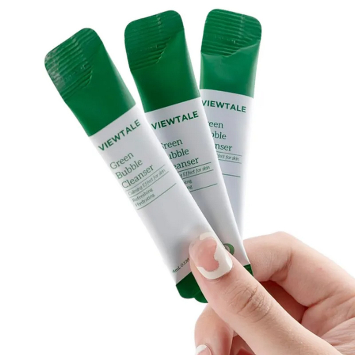VIEWTALE Gel de Curățare Revitalizant cu Bule Verzi – 20 x 4 ml [3]